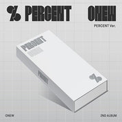 Korea Pop Store ONEW - 2nd Album [Percent] (Percent Ver.) Kawaii Gifts