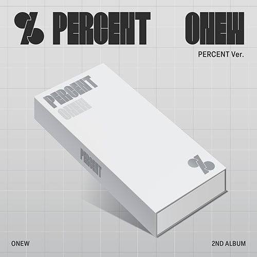 Korea Pop Store ONEW - 2nd Album [Percent] (Percent Ver.) Kawaii Gifts