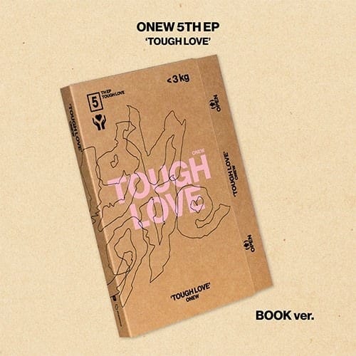 Korea Pop Store ONEW - 5th EP Tough Love (Book Ver.) Kawaii Gifts 8809954225673