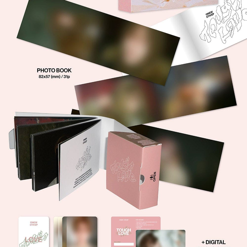 Korea Pop Store ONEW - 5th EP Tough Love (Pocket Book Ver.) Kawaii Gifts