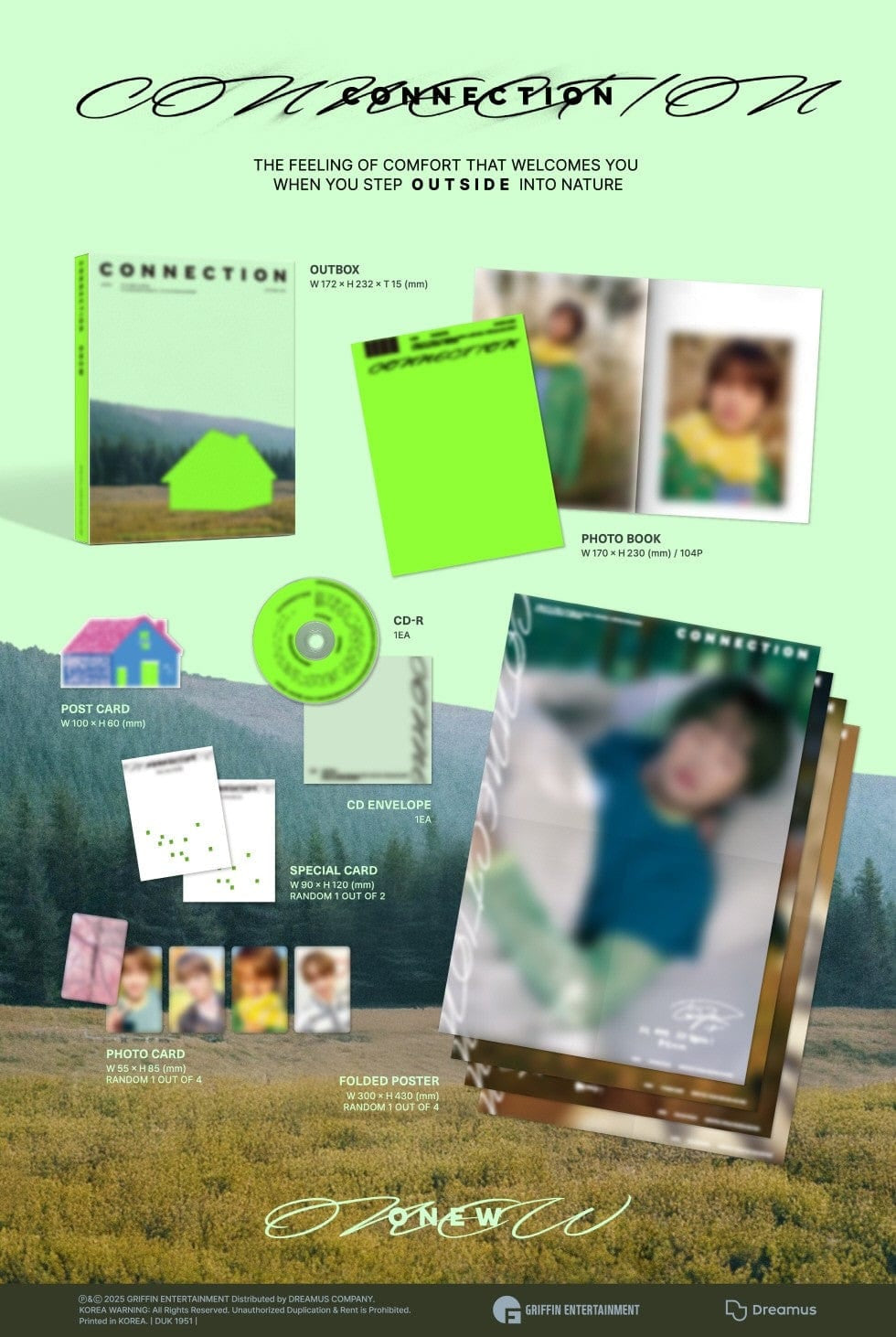 Korea Pop Store ONEW - [Connection] (4th Mini Album) (Photobook Ver.) Kawaii Gifts