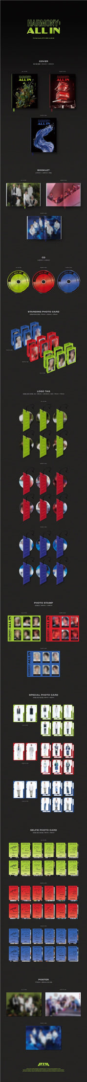 Korea Pop Store P1Harmony - Harmony: All In (6th Mini Album) Kawaii Gifts
