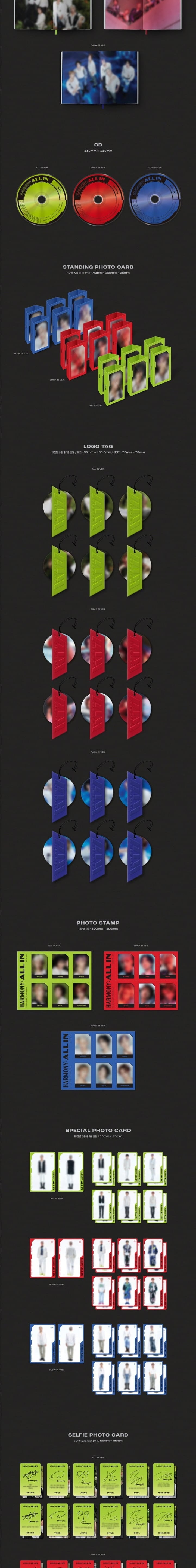 Korea Pop Store P1Harmony - Harmony: All In (6th Mini Album) Kawaii Gifts