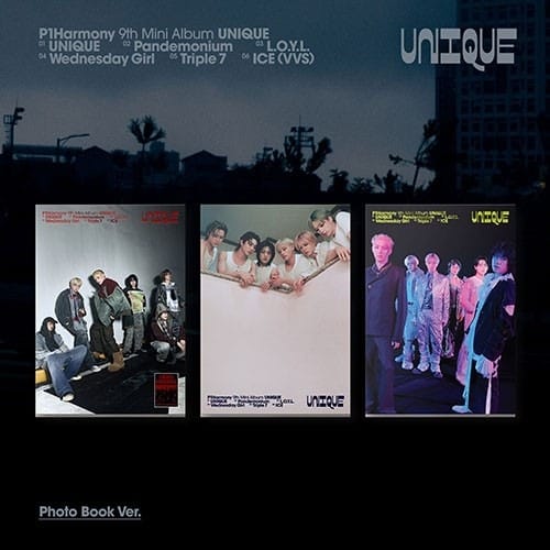 Korea Pop Store P1Harmony - Unique (9th Mini Album) Photobook Ver. Kawaii Gifts