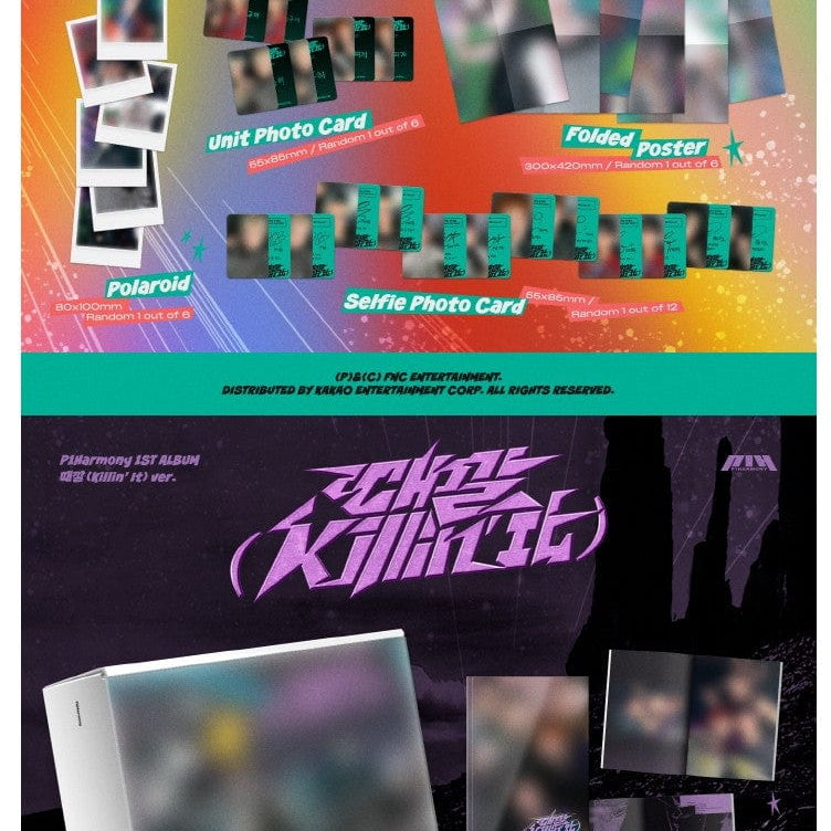 Korea Pop Store P1HARMONY - Vol.1 [Killin' It] Kawaii Gifts 8804775367663