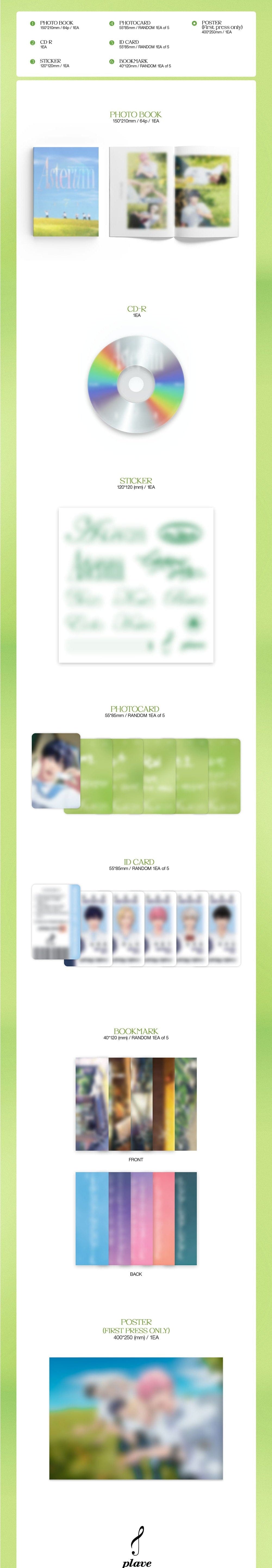 Korea Pop Store PLAVE - 1st Mini Album [Asterum : The Shape of Things to Come] Kawaii Gifts 8809962360526