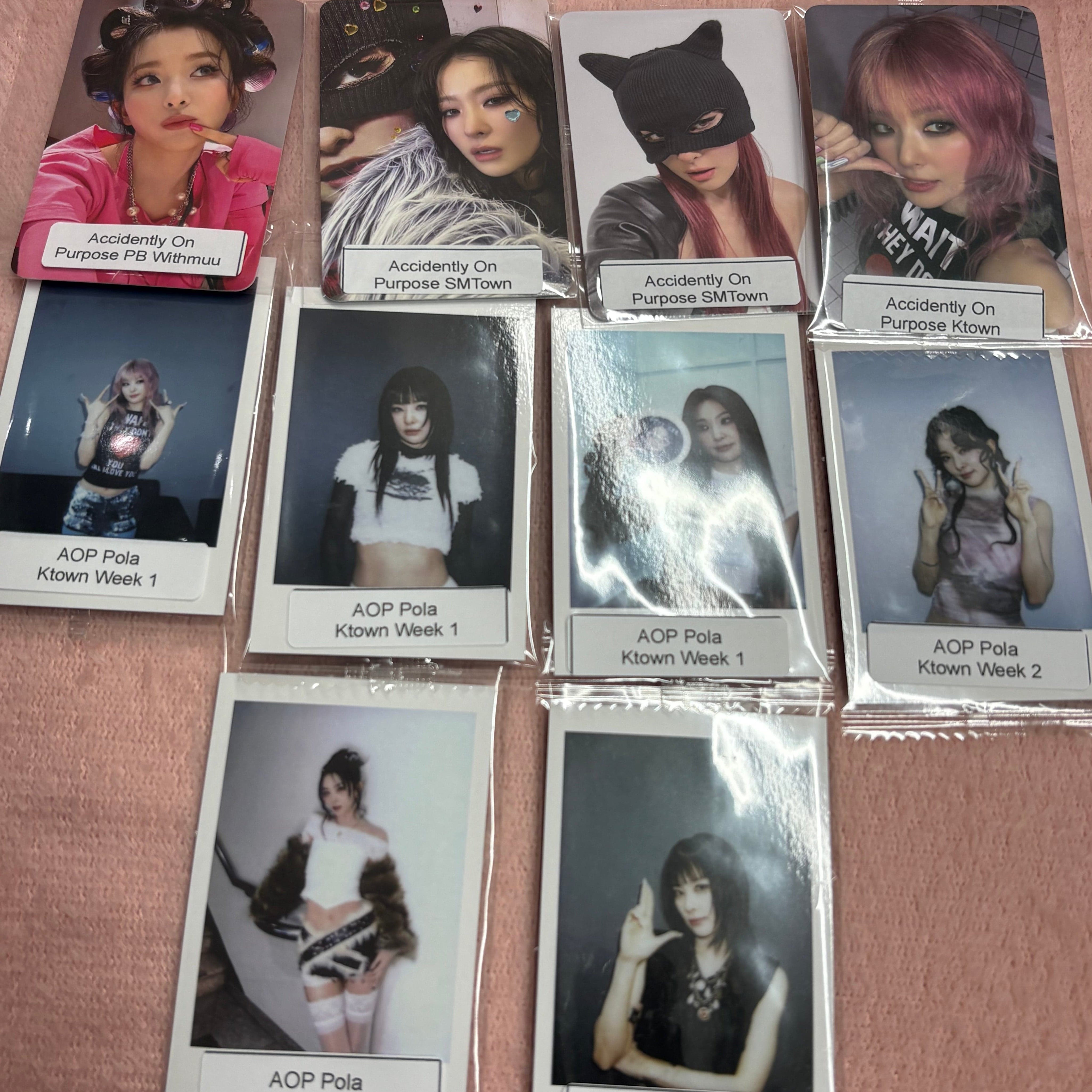 Korea Pop Store Pre-Order Benefit SEULGI - Accidentally On Purpose Kawaii Gifts