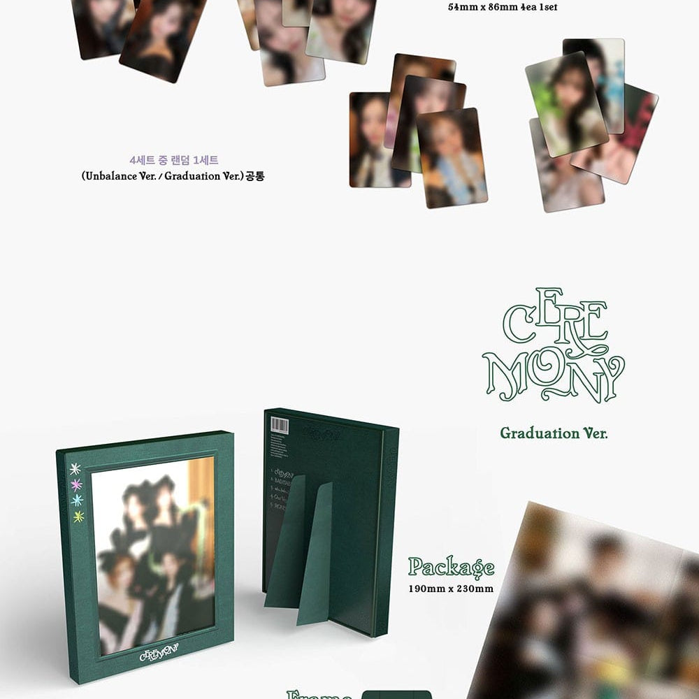 Korea Pop Store QWER - 4th Mini Album 'Ceremony' Kawaii Gifts
