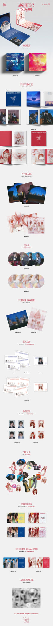 Korea Pop Store QWER - [Algorithm's Blossom] (2nd Mini Album) Kawaii Gifts 8804775451751