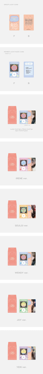 Korea Pop Store [RED VELVET] [11th Anniversary] Lucky Card Set Kawaii Gifts