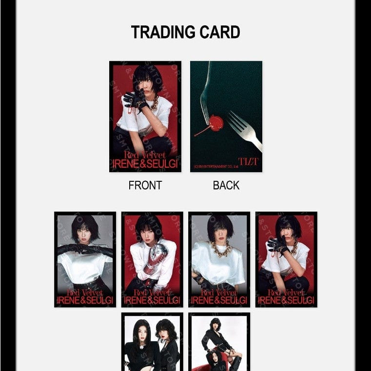 Korea Pop Store [RED VELVET - IRENE & SEULGI] Tilt - Random Trading Card Kawaii Gifts