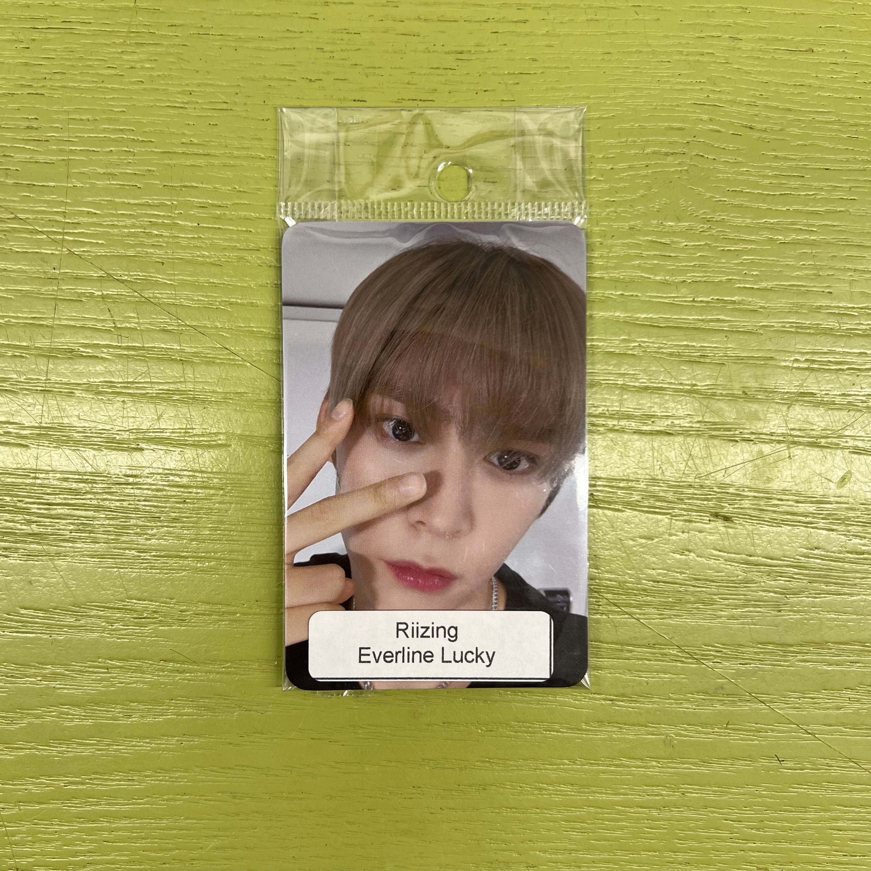Korea Pop Store [RIIZE] Riizing Pre-Order Benefit Photocard Eunseok Everline Lucky Draw Kawaii Gifts 78194134