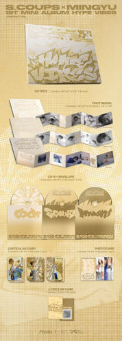 Korea Pop Store S.COUPSxMINGYU - 1st Mini Album [Hype Vibes] (Compact Ver.) Kawaii Gifts 8800320199468