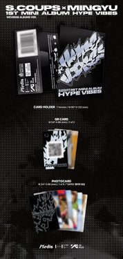Korea Pop Store S.COUPSxMINGYU - 1st Mini Album [Hype Vibes] (Weverse Albums Ver.) Kawaii Gifts