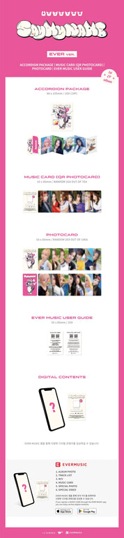 Korea Pop Store SAY MY NAME - EP 1 [Say My Name] (Ever Music Album) Kawaii Gifts