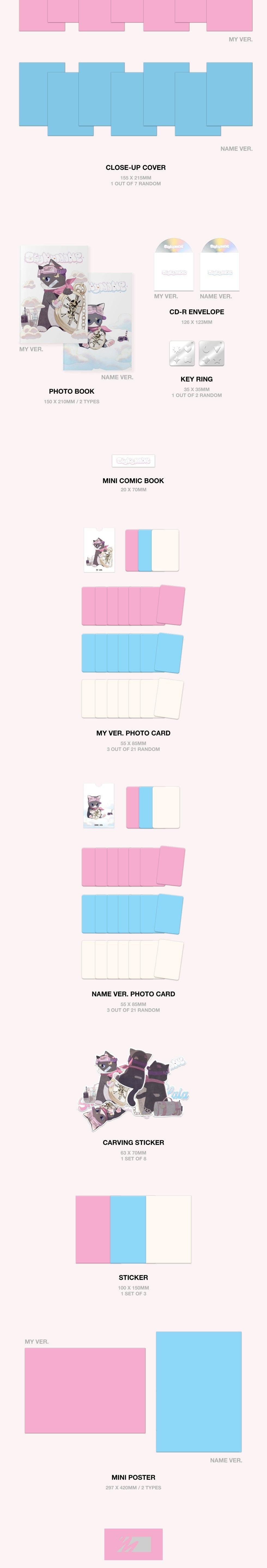 Korea Pop Store SAY MY NAME - [My Name Is...] 2nd EP Album Kawaii Gifts