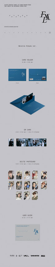 Korea Pop Store SEVENTEEN - 10TH MINI ALBUM 'FML' (WEVERSE Albums VER.) Kawaii Gifts