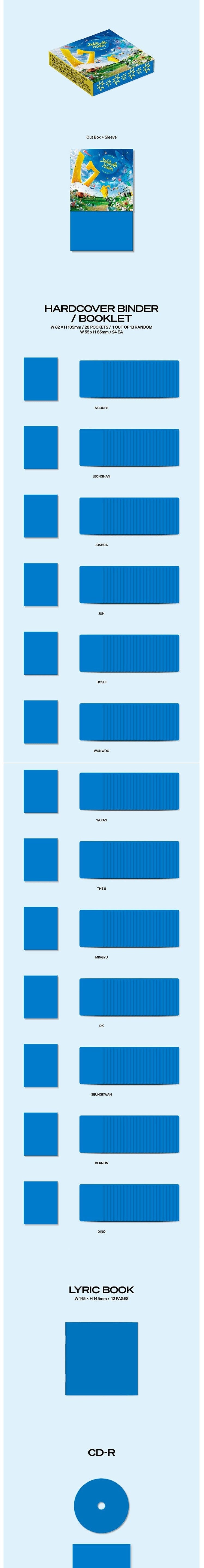 Korea Pop Store SEVENTEEN - 11th Mini Album [Seventeenth Heaven] Carat Ver. (Random) Kawaii Gifts 8809929749104