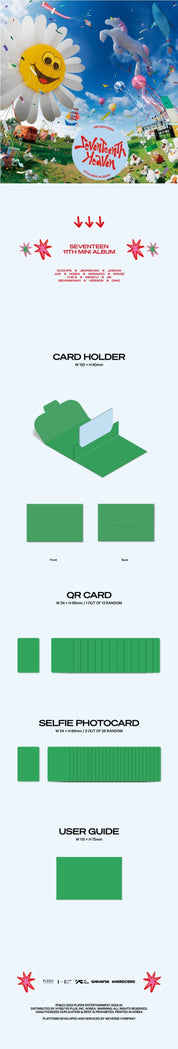 Korea Pop Store SEVENTEEN - 11th Mini Album [Seventeenth Heaven] Weverse Albums Ver. Kawaii Gifts 8809929749111