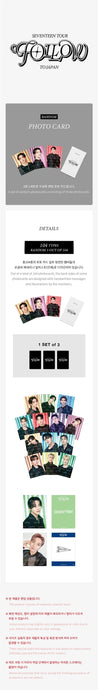Korea Pop Store [SEVENTEEN] [Follow To Japan] Photo Card Set Kawaii Gifts