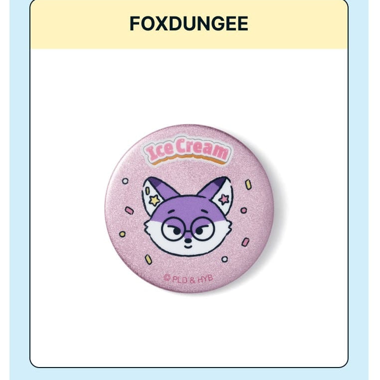 Korea Pop Store [SEVENTEEN] Ice Cream - Lucky Draw (Random Can Badge) Kawaii Gifts