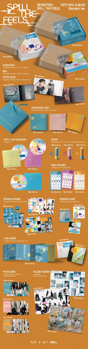 Korea Pop Store SEVENTEEN - Spill the Feels (12th Mini Album) Kawaii Gifts