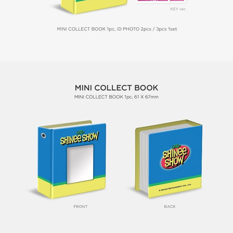 Korea Pop Store Shinee 2025 Season's Greetings Mini Collect Book (Key Ver.) Kawaii Gifts