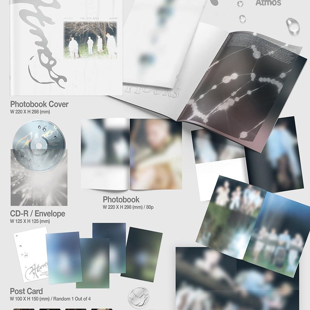 Korea Pop Store SHINEE - 6th Mini Album [Atoms] (Prismic Atomos Ver.) (Copy) Kawaii Gifts