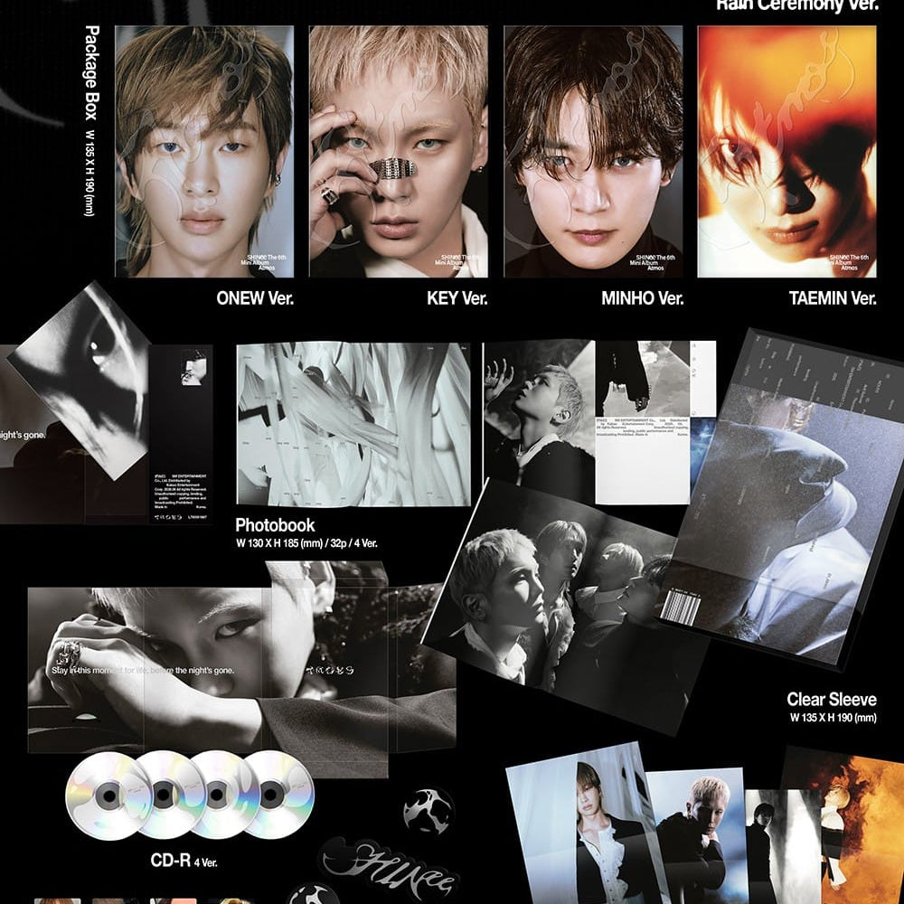 Korea Pop Store SHINEE - 6th Mini Album [Atoms] (Rain Ceremony Ver.) Kawaii Gifts