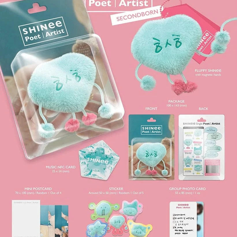 Korea Pop Store SHINEE - Single [Poet | Artist] (NFC Ver.) Secondborn Kawaii Gifts