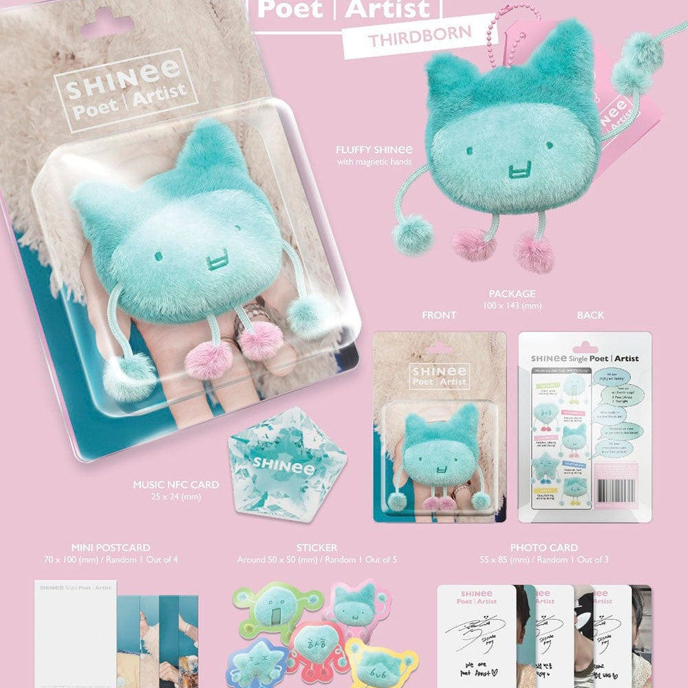 Korea Pop Store SHINEE - Single [Poet | Artist] (NFC Ver.) Thirdborn Kawaii Gifts