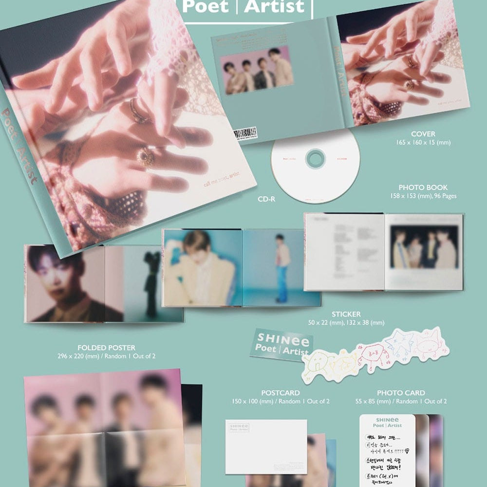 Korea Pop Store SHINEE - Single [Poet | Artist] (Photo Book Ver.) Kawaii Gifts