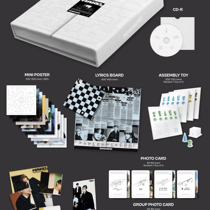 Korea Pop Store SHINEE - VOL.8 [HARD] (Package Ver.) Kawaii Gifts 8804775256059