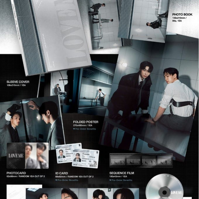 Korea Pop Store SHOWNU X HYUNGWON - EP [Love Me] (Love Me or Not Ver.) Kawaii Gifts 8804775473944