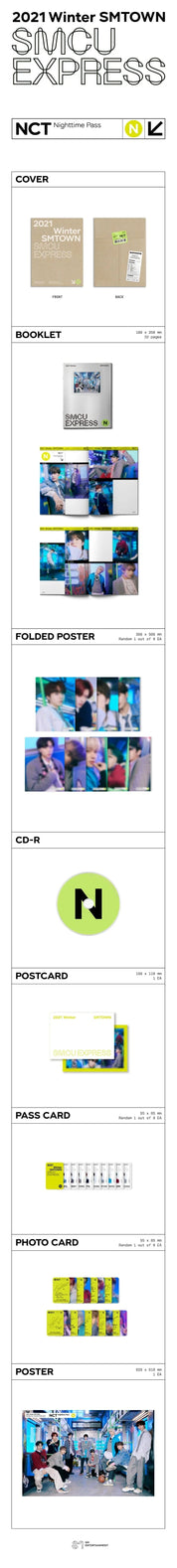 Korea Pop Store SMTOWN - 2021 Winter SMTOWN : SMCU Express Kawaii Gifts