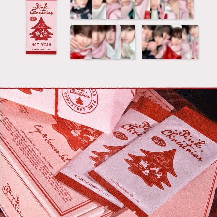 Korea Pop Store SMTOWN - 2024 Pink Christmas Photocard Pack Kawaii Gifts