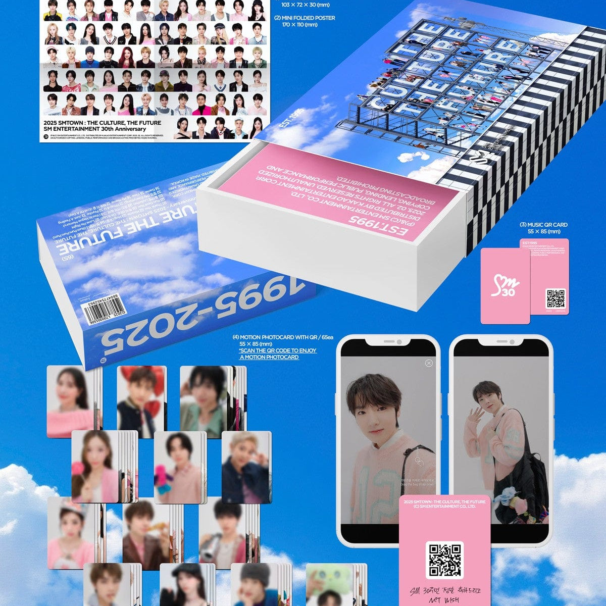 Korea Pop Store SMTOWN - 2025 SMTOWN : The Culture, The Future (Family Ver.) Kawaii Gifts