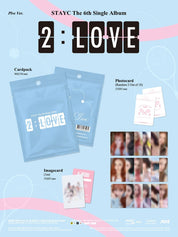 Korea Pop Store STAYC - 6th Single Album [2:Love] [PLVE Ver.] Kawaii Gifts