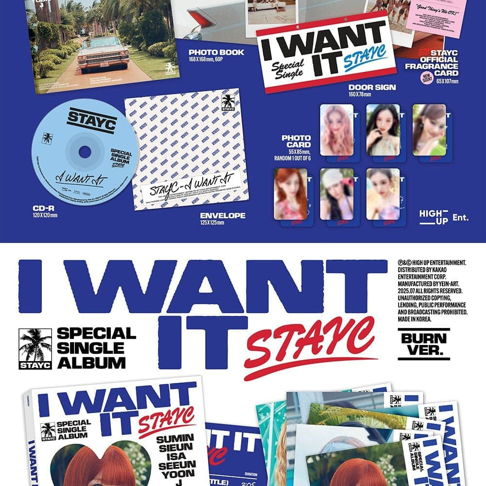 Korea Pop Store STAYC - Special Single : I Want It Kawaii Gifts
