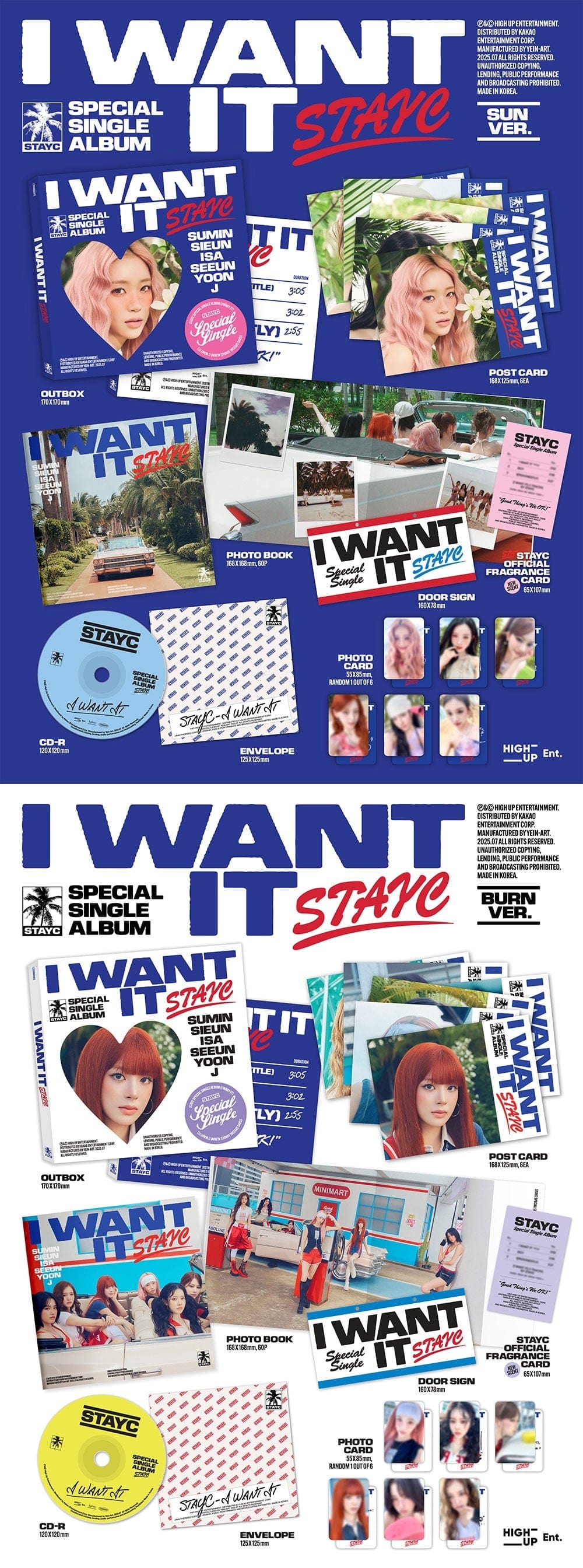 Korea Pop Store STAYC - Special Single : I Want It Kawaii Gifts
