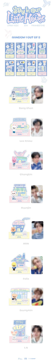 Korea Pop Store [STRAY KIDS] 6th Fanmeeting - Secret Acrylic Stand [Stay in Our Little House] Kawaii Gifts