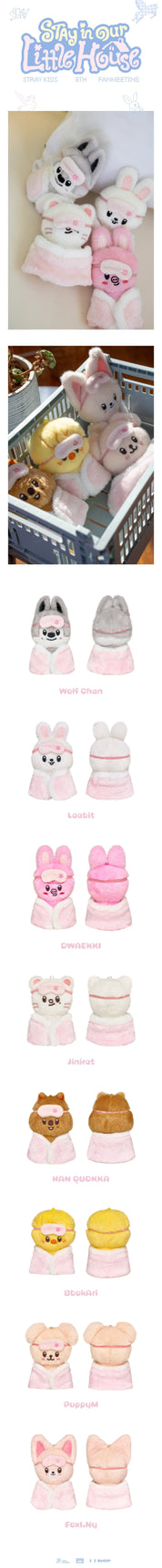 Korea Pop Store [STRAY KIDS] 6th Fanmeeting - Skzoo Plush 10cm [Stay in Our Little House] Kawaii Gifts