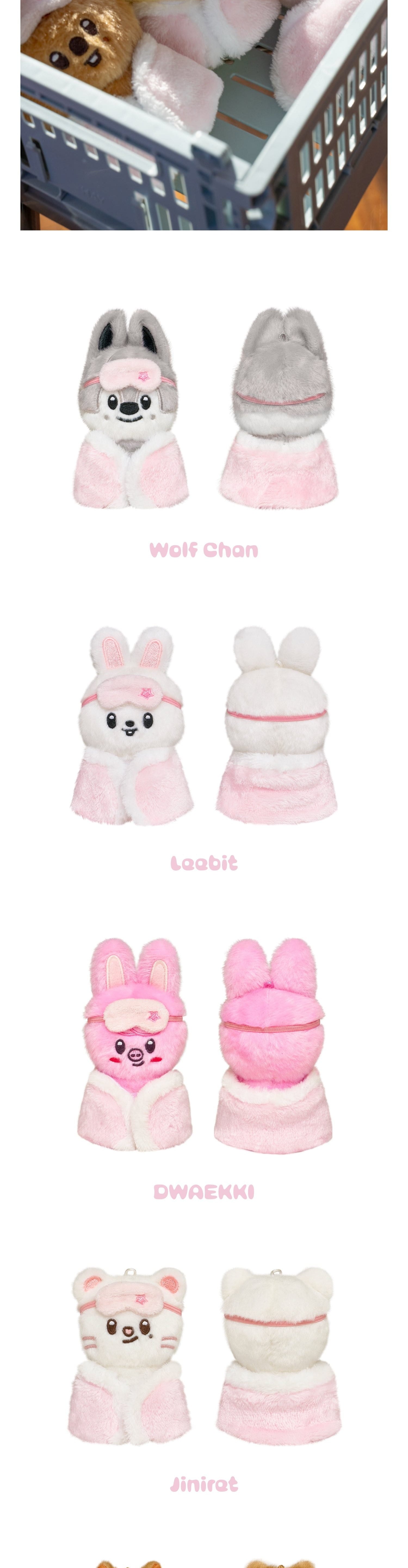 Korea Pop Store [STRAY KIDS] 6th Fanmeeting - Skzoo Plush 10cm [Stay in Our Little House] Kawaii Gifts