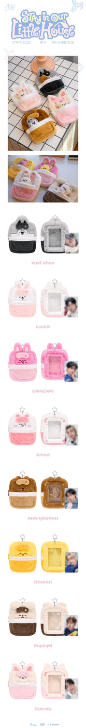 Korea Pop Store [STRAY KIDS] 6th Fanmeeting - Skzoo Plush Colect Case [Stay in Our Little House] Kawaii Gifts