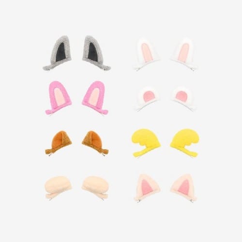 Korea Pop Store [STRAY KIDS] 6th Fanmeeting - Skzoo Plush Hair Clips [Stay in Our Little House] Kawaii Gifts