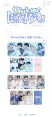 Korea Pop Store [STRAY KIDS] 6th Fanmeeting - Special Trading Card [Stay in Our Little House] Kawaii Gifts