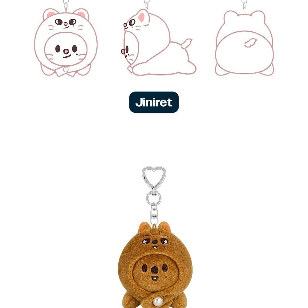 Korea Pop Store [STRAY KIDS] celebrATE - Skzoo Keyring Lying Ver. Kawaii Gifts