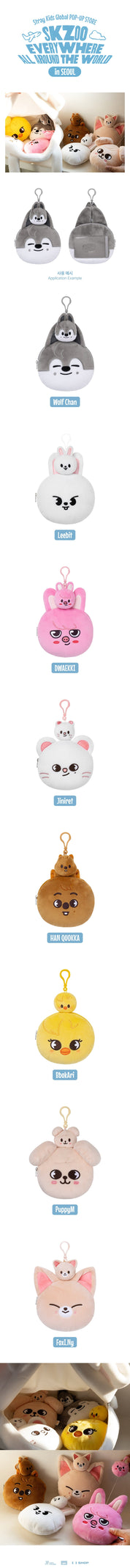 Korea Pop Store [STRAY KIDS] EAATW in Seoul - Skzoo Reel Face Set Kawaii Gifts