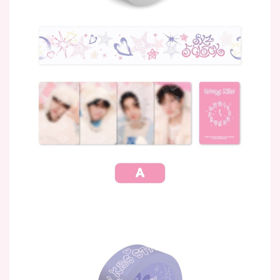 Korea Pop Store [STRAY KIDS] [SKZ 5'Clock] Box Tape Set Kawaii Gifts