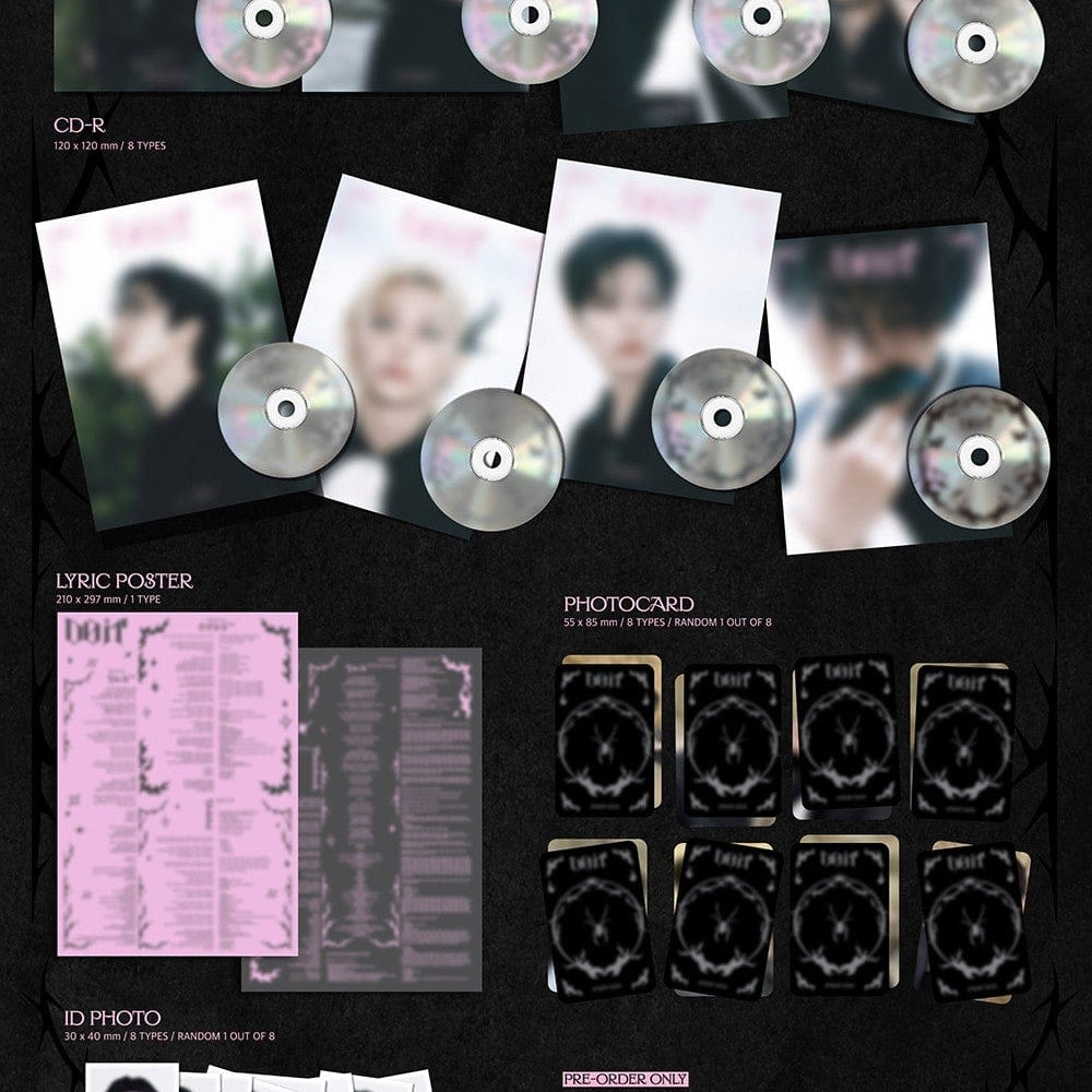 Korea Pop Store STRAY KIDS - SKZ It Tape [Do It] (Accordion Ver.) Kawaii Gifts